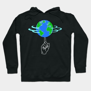 Spinning Earth Hoodie